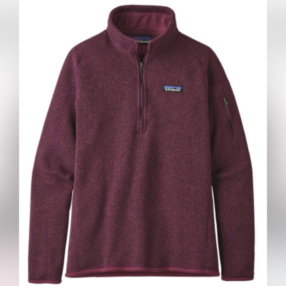Patagonia Maroon Half-Zip Fleece